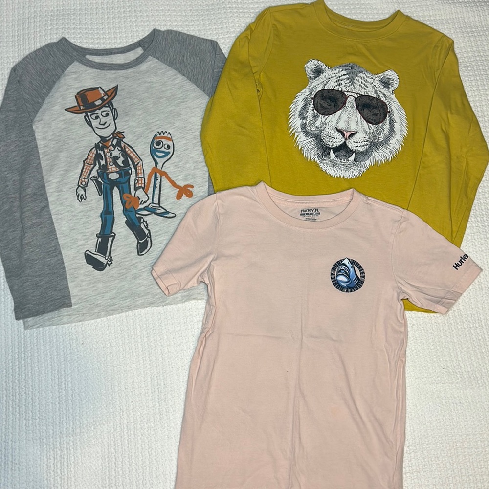 Boys size 8 and 8/10 shirt bundle